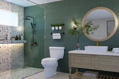 Douche italienne par l'entreprise Feraille
