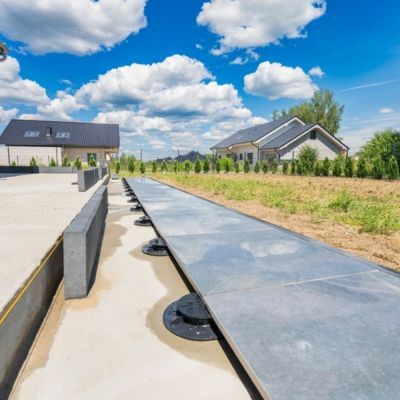 Critères installation pose terrasse sur plots Brabant wallon